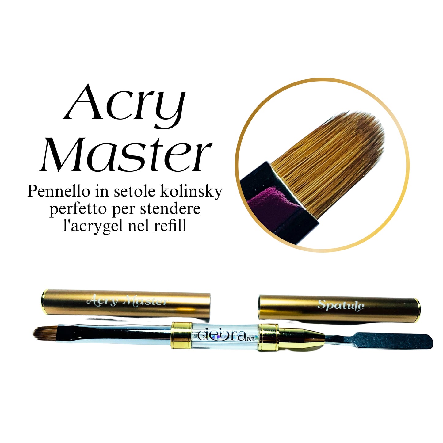 Pennello Acry Master/Spatula