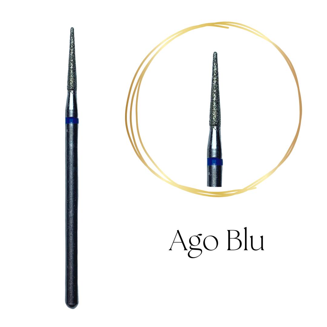 Punta fresa diamanta ago blu