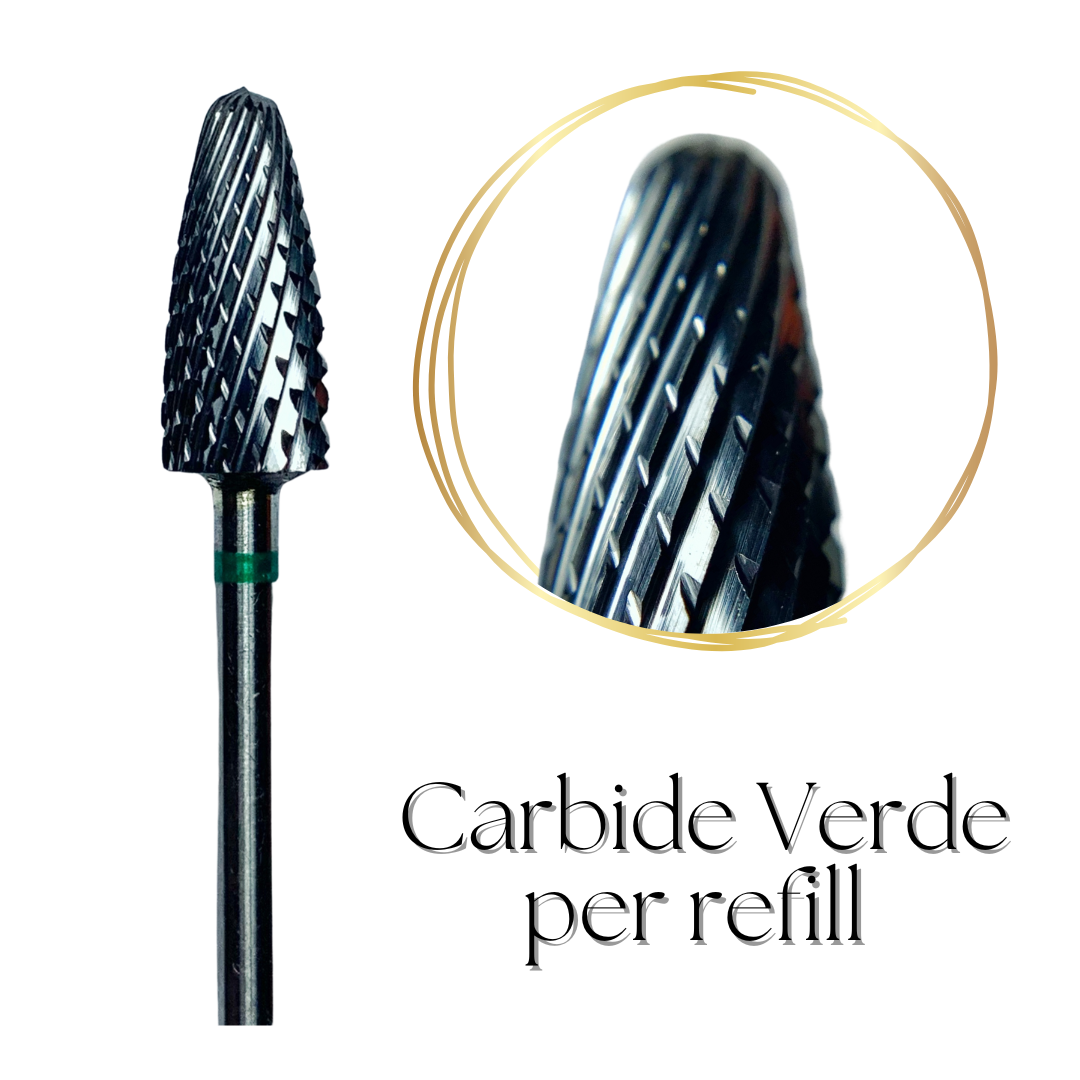 Punta Carbide Verde