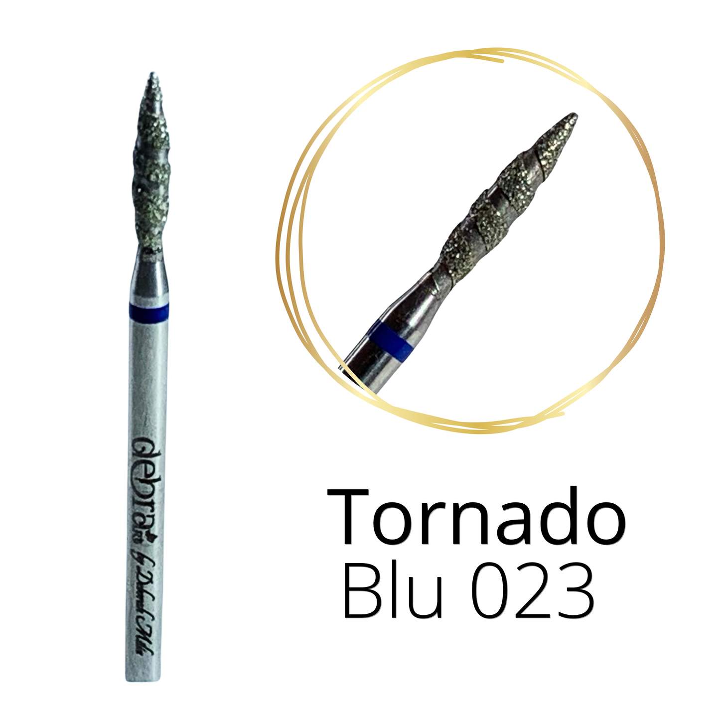 Tornado Blu Punta Fresa diamantata Debrart